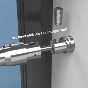 Fenstersicherung Stange abnehmbar rund - ø 33,7 mm